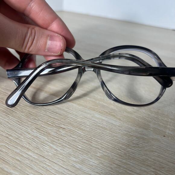 Vintage Bausch & Lomb 4001 B&L D82 Sunglasses Translucent Black READ 51-17-135 main image 7